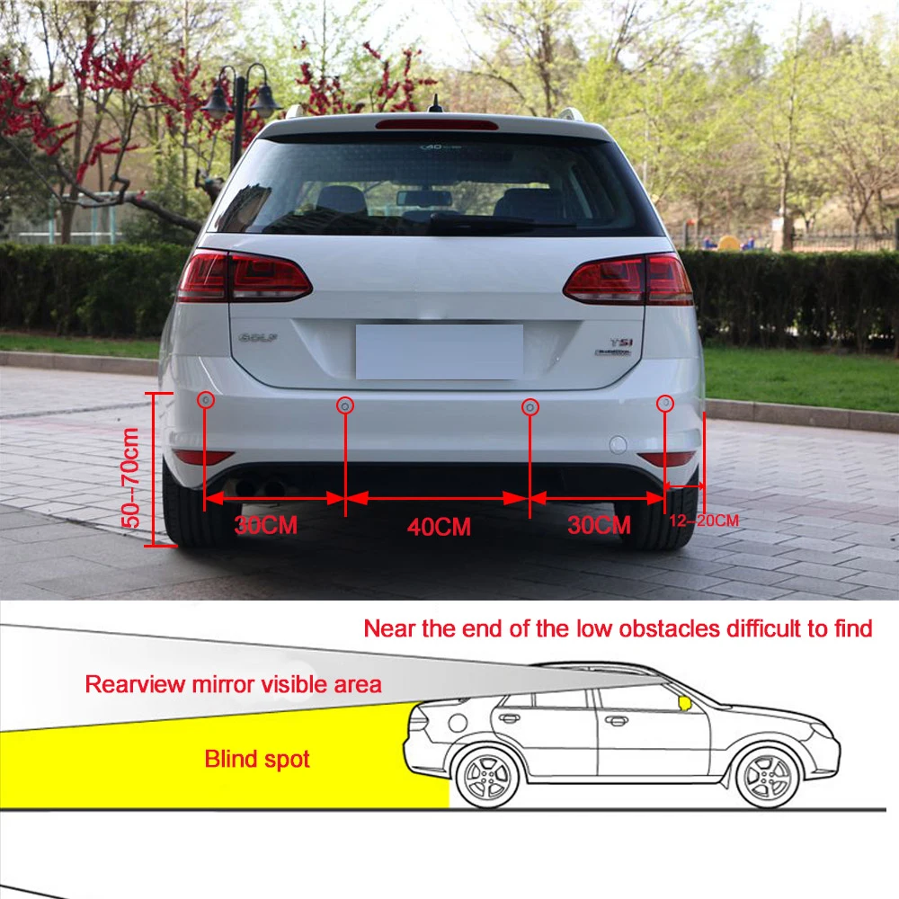 Retromarcia del Radar dell'auto parcheggio retromarcia dell'automobile Radar di retromarcia rilevatore di Monitor veicolo Parktronic parcheggio 8 sensori di Backup 15 Retromarcia del Radar dell'auto parcheggio retromarcia dell'automobile Radar di retromarcia rilevatore di Monitor veicolo Parktronic parcheggio 8 sensori di Backup - Sa9fd8dded53e482da00399cf4e523c094