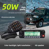 WICJIE FT-7800 car mounted 50W high-power UV dual band dual band car radio intercom self driving tour outdoor FM car station 1