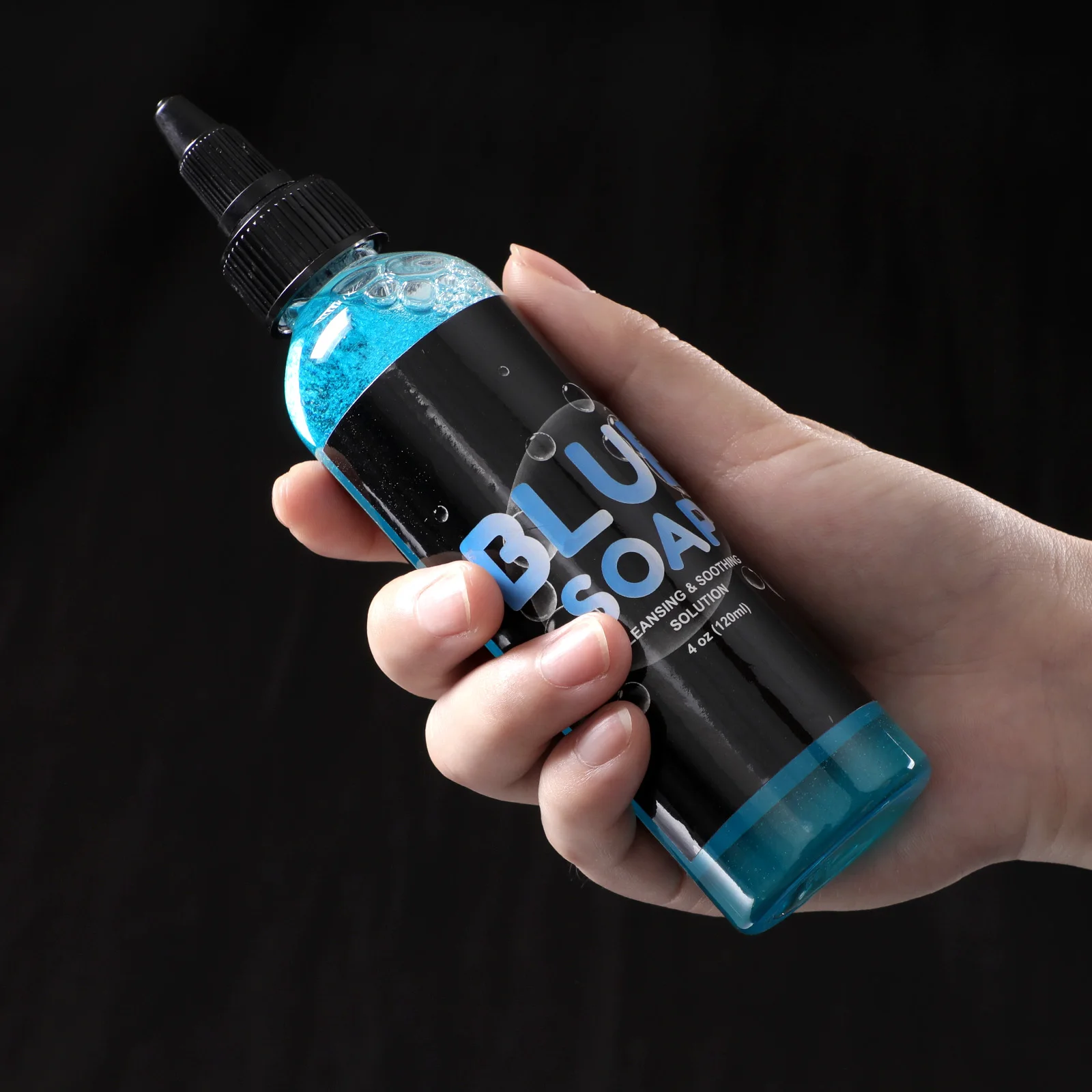 120ML Tattoo Blue Soap Cleaning Soothing Solution Liquid Soap Tattoo Blue Algae ntiseptic Disinfectant Professional Tool