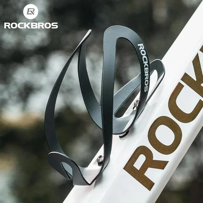 ROCKBROS Bottle Holder Aluminium Alloy Water Bottle Cage Adjustable Lightweight Mountain Cycling Cup Bracket Accessory