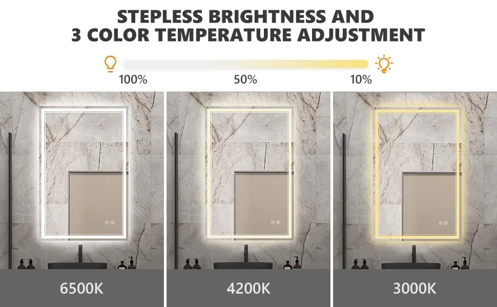 led bathroom mirror
