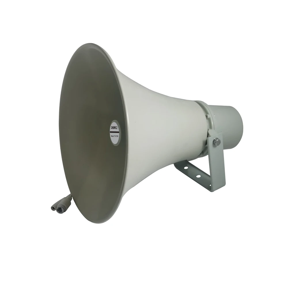 30W IP Horn Loudspeakers Powered by POE Dust/Waterproof Built