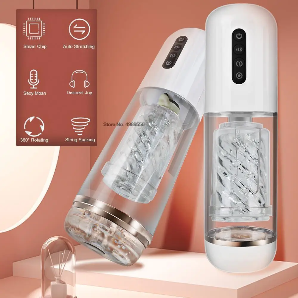 Automatic Rotating Male Masturbator With 16 Modes_voghion.com