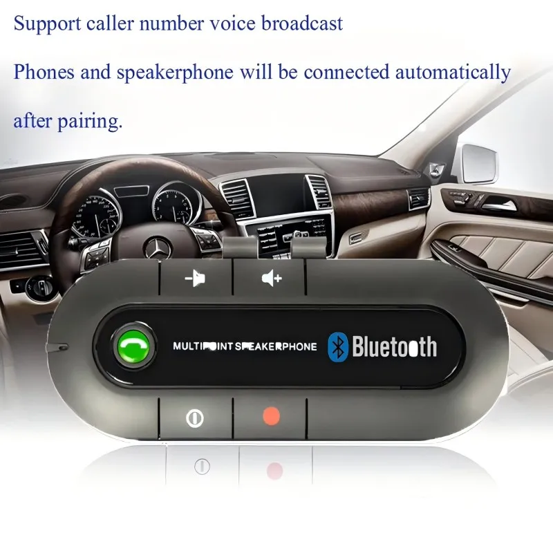 Wireless Bluetooth Car Kit Handsfree Telephone Stereo MP3 Player