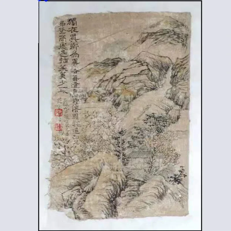 린넨 종이 수제 두꺼운 반숙 쌀 종이 중국 서예 작품 전시회 선지 종이