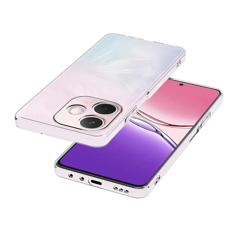OPPO A5 Pro 5G Clear Slim Soft TPU Back Cover - Perfect Fit Transparent Phone Case