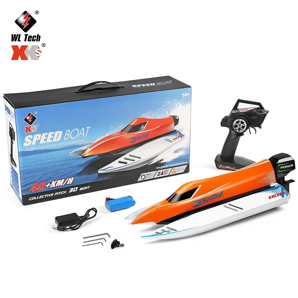 WLtoys WL916 RC Boat 2.4Ghz 55KM/H Brushless High Speed Racing Boat Model Remote Control Speedboat Children RC Toys rc boat