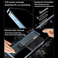 2Pcs Dust Free Installation HD Screen Protector For IPhone 14 11 13 15 Pro Max 15 Plus Glass Film For iPhone X XS MAX XR - Image 5