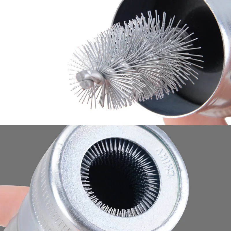 Car Detailing Brush Set Battery Brush Battery Pole Clean Head Clean Galvanized Nickel-plated Brush Cleaning Tool