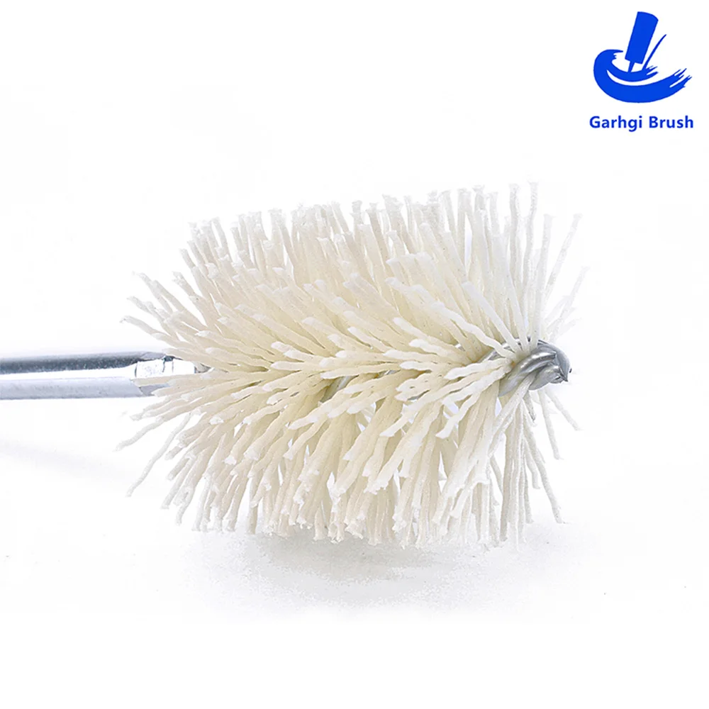 Ceramic Abrasive Nylon Tube Brushes for Surface Prep and Polishing