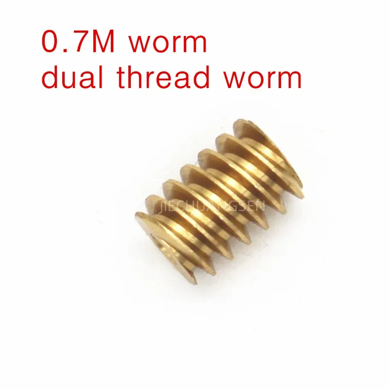 0.7M Dual Thread Worm,For 5840/4058 Gear Motor Supporting Copper Worm -  AliExpress
