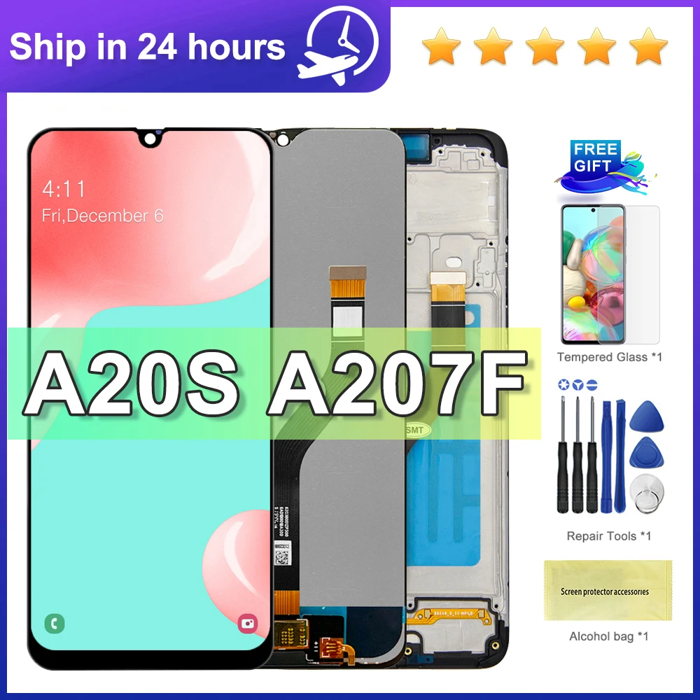 Samsung A20S layar LCD inci, LCD SM-A207F/D SM-A207M/DS