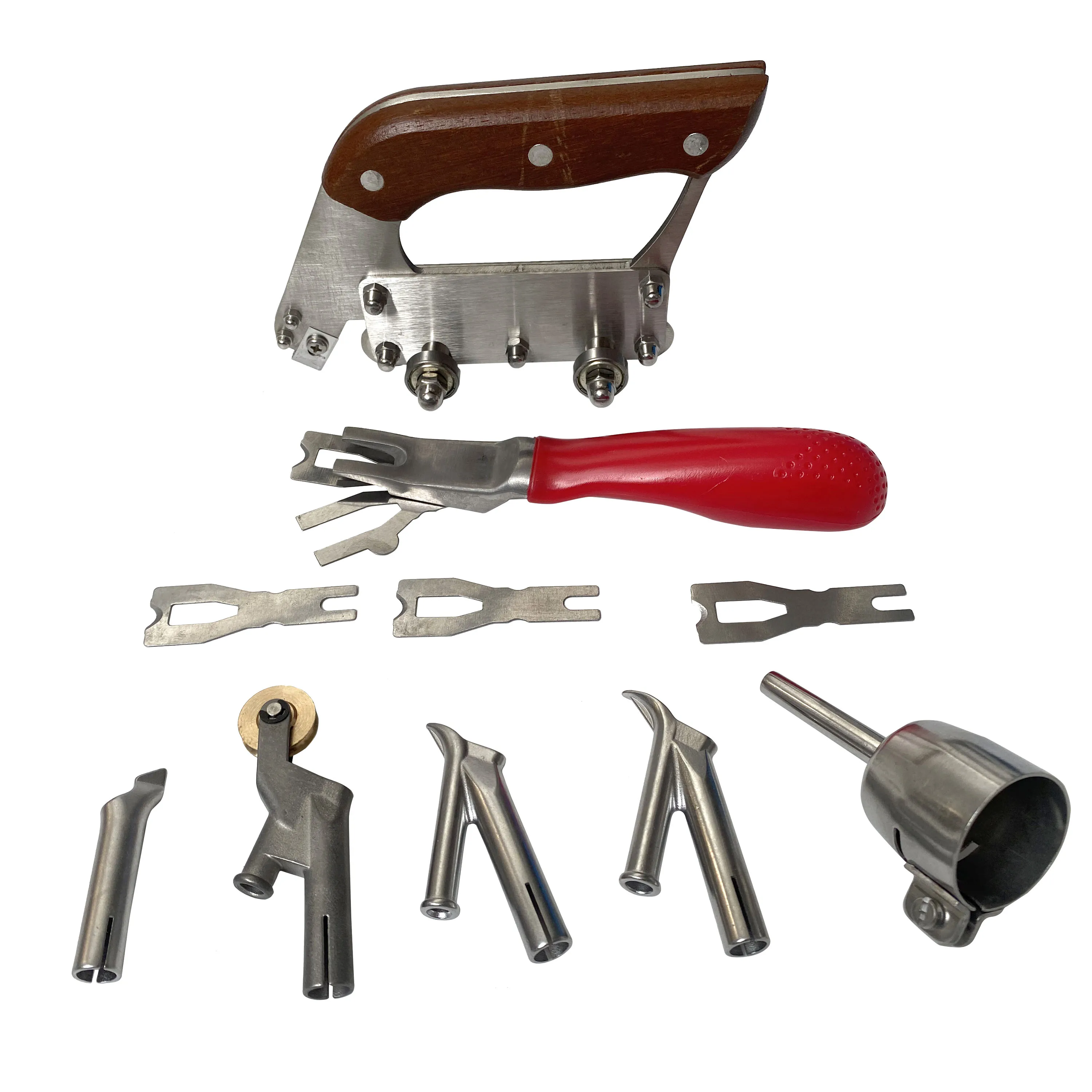 Vinyl Floor Slotter with Carpet Trimmer 5pcs Welding Nozzles for 1600W