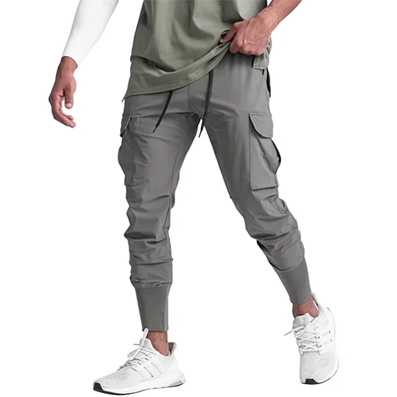 New camouflage Sport Pants Men's Fitness Trousers Summer Thin Loose Quick-Drying Stretchy sweatpants Running Training Pants