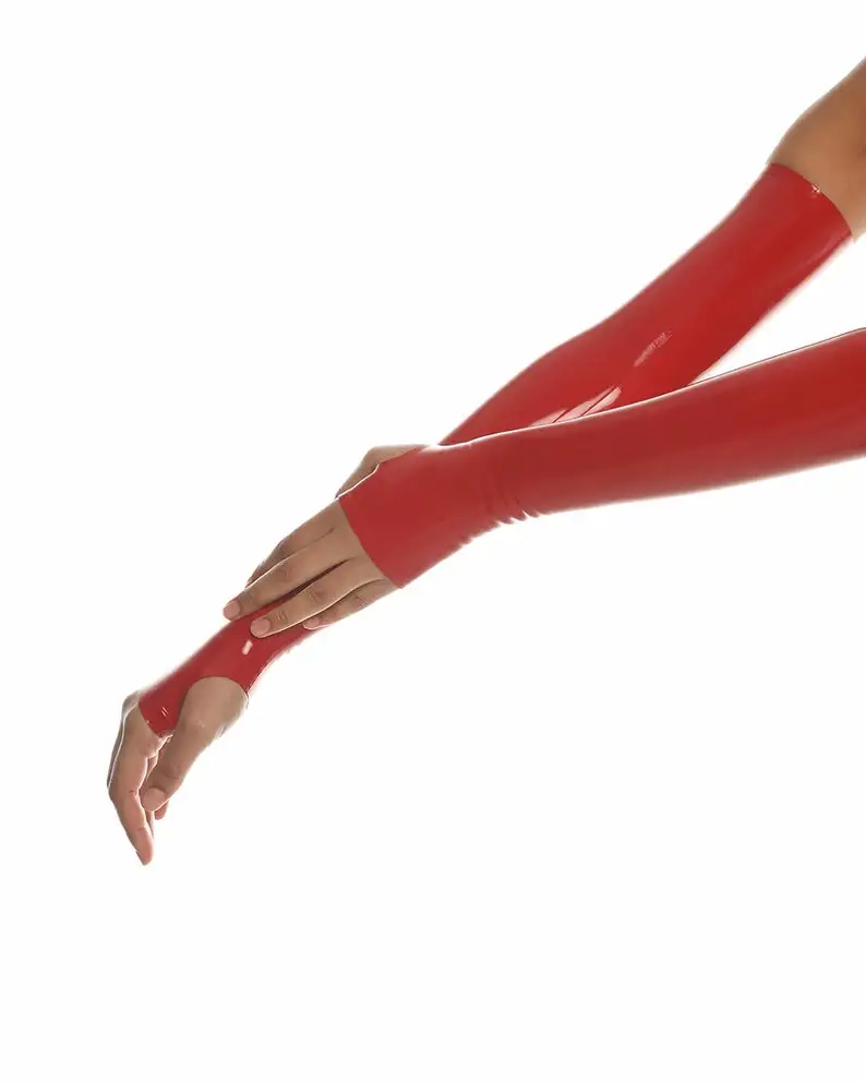 

Long Opera Gloves long gloves Seductive Latex Elegance: and Sexy Stockings for Women