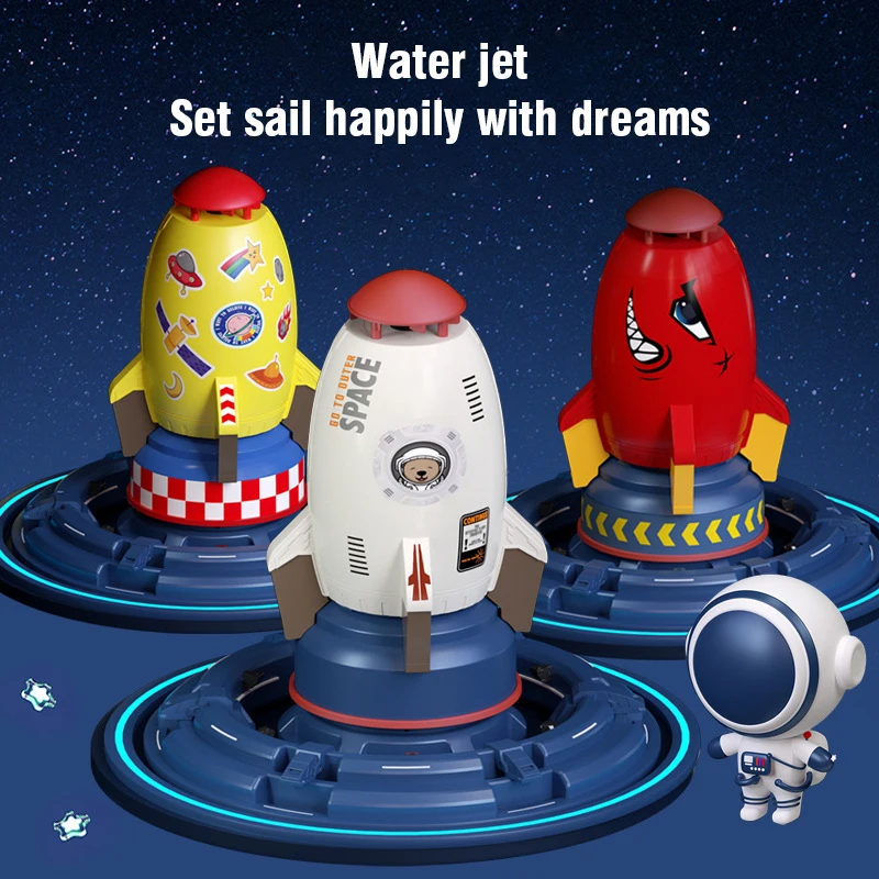 360 Rotating Water Sprinkler Toy Flying Water Splashing Baby Kid Outdoor Garden Backyard Beach Pool Toy Party Birthday Gift