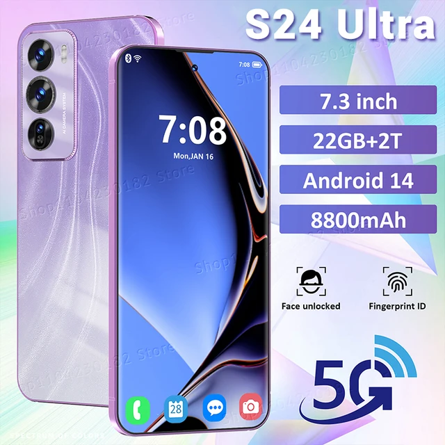 7 3 Inch S24 Ultra Android Smartphones 22gb 2tb 8800mah 10 Core Cell Phones 5g Wifi.jpg