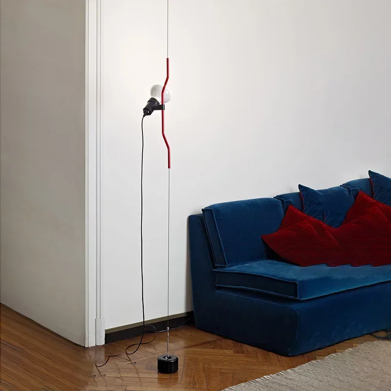 Italian Parentesi Pendant Lamp for Bedroom Bedside Lamp Living Room Ceiling to Floor Suspension Pendant Light 6