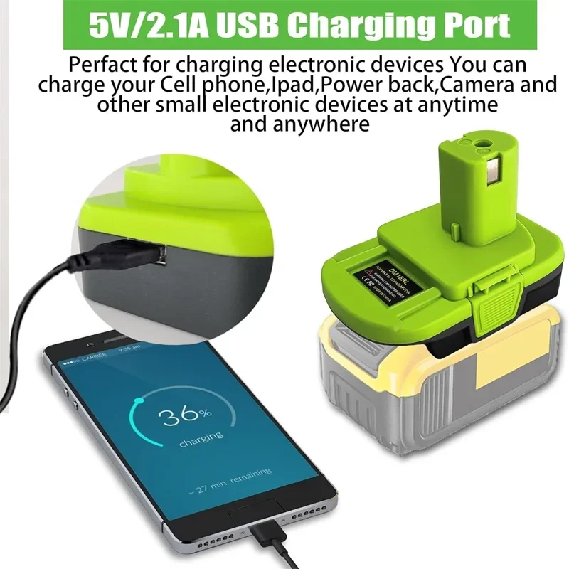 Adattatore BMS Per Attrezzi Adattatore Per Usare Batterie Dewalt - Foto 5