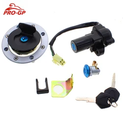 Motorcycles Ignition Switch Fuel Gas Tank Cap Seat Lock Key Set For Suzuki GS500 2001-2012 GS500E 1989-2000 1999 1998 1997 1996