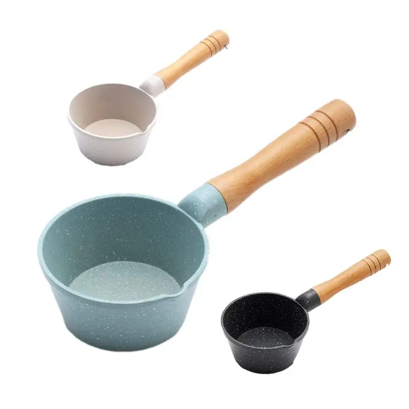 

Sauce Pot Small Cooking Pour Oil Pan Hot Oil Pan Tiny Pan With Pour Spout Kitchen Cooking Pan For Home Kitchen frying egg