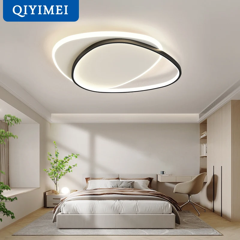 Modern LED Ceiling Lights For Bedroom Study Living Room Indoor Round Lighting Lamps Decoration Luminaria Lustres Lamparas Avize