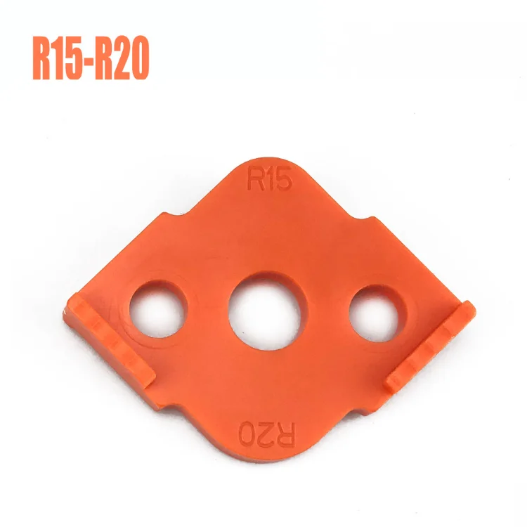 8 Modelli Per Router Per Angoli Arrotondati - R5 A R40, In ABS+CNC, Per Lavorazione Legno - Foto 5