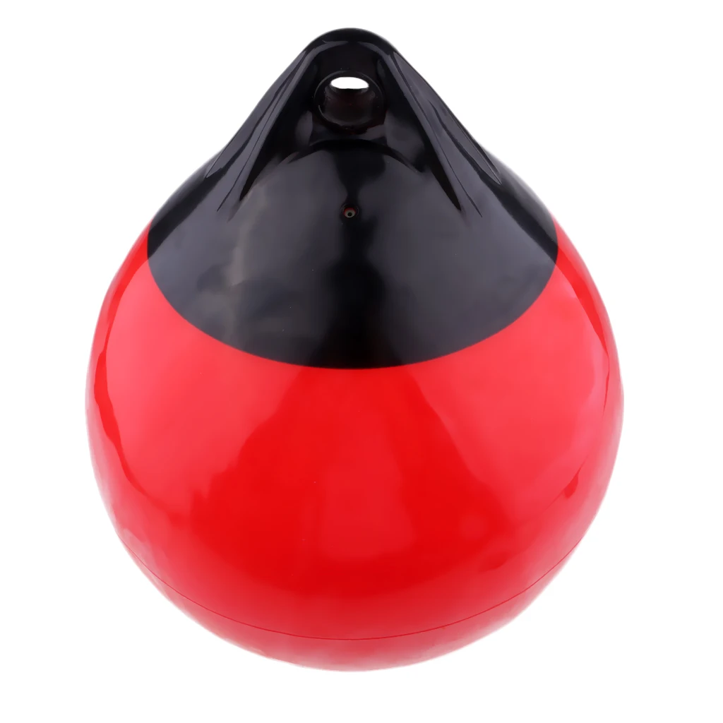 Inflatable Boat Yacht Buoy Bumper Floating 30 x 35cm for River, Piling Sites, Fixed Pier , Red