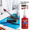 Thread Locking Glue 243 Screw Glue Tightening Screws Prevent Loosening Rusting Caulking Temperature Resistance Bearing Special 3