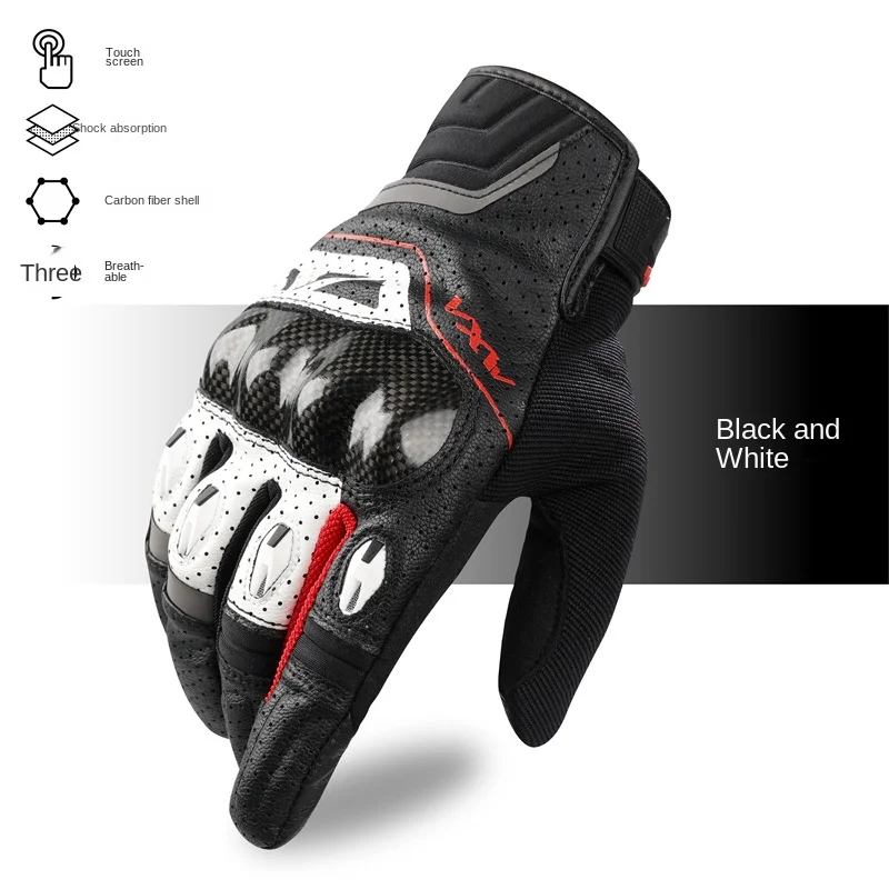 motorcycle-carbon-fiber-riding-gloves-off-road-track-riding-protection-leather-anti-drop-sheepskin-motorcycle-gloves