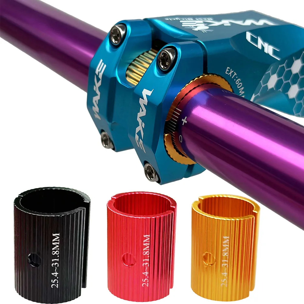 Bike Handlebar Adapter 25.4mm To 28.6/31.8mm Aperture Adjust