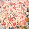 Romantic flower notebook material，suitable for Diy decorating scrapbooks，journal planning，background paper，aesthetic stationery 6