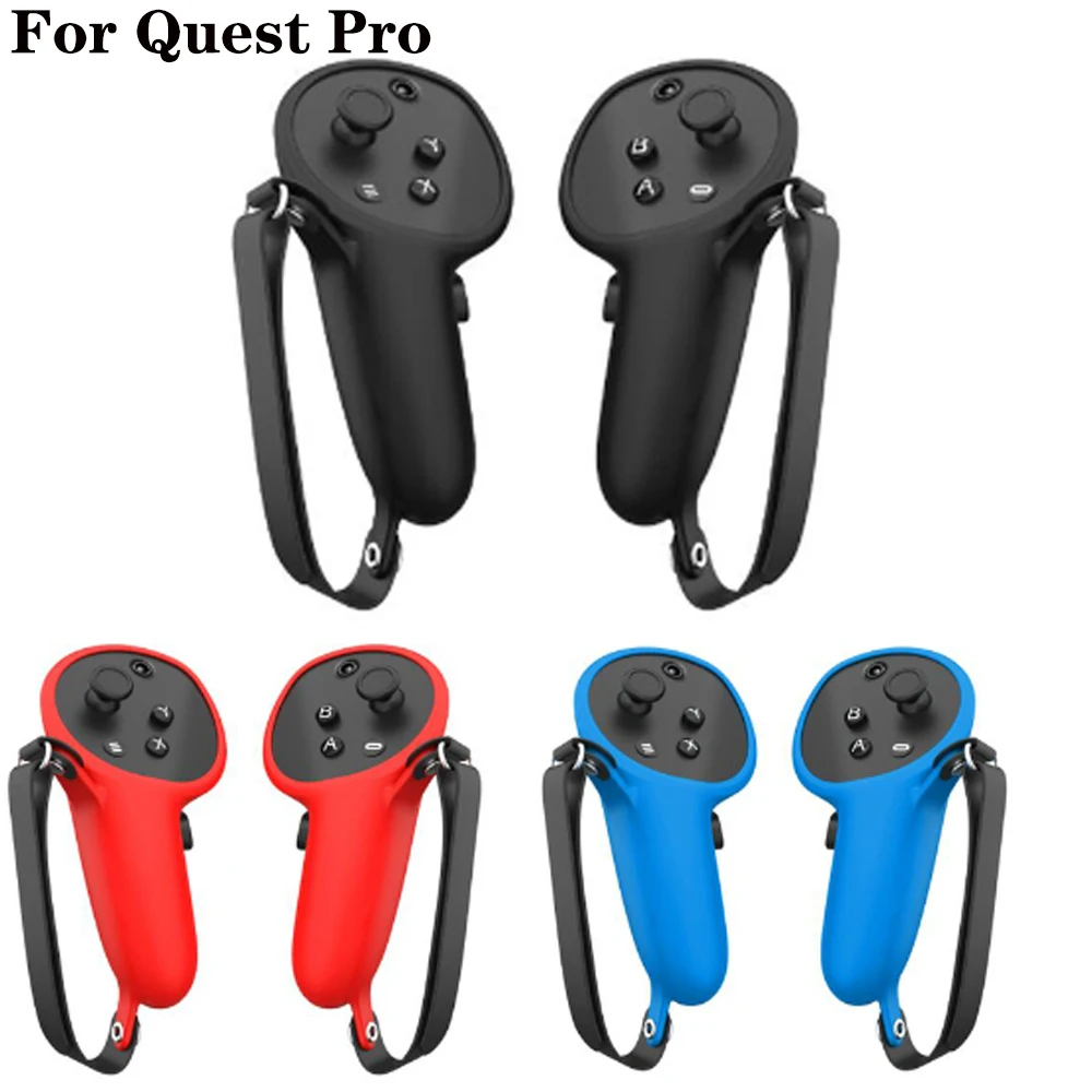 Maniglia Custodia Protettiva Per Meta Quest Pro Controller Touch Antiscivolo Impugnatura In Silicone Per Accessori Quest Pro Vr