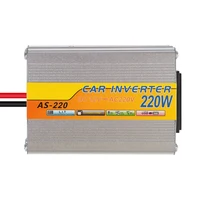 Clip de batterie USB de Conversion Portable, 12V DC à 220V AC, onduleur solaire monté sur voiture, onduleur de puissance 220W, transformateur de tension USB 6