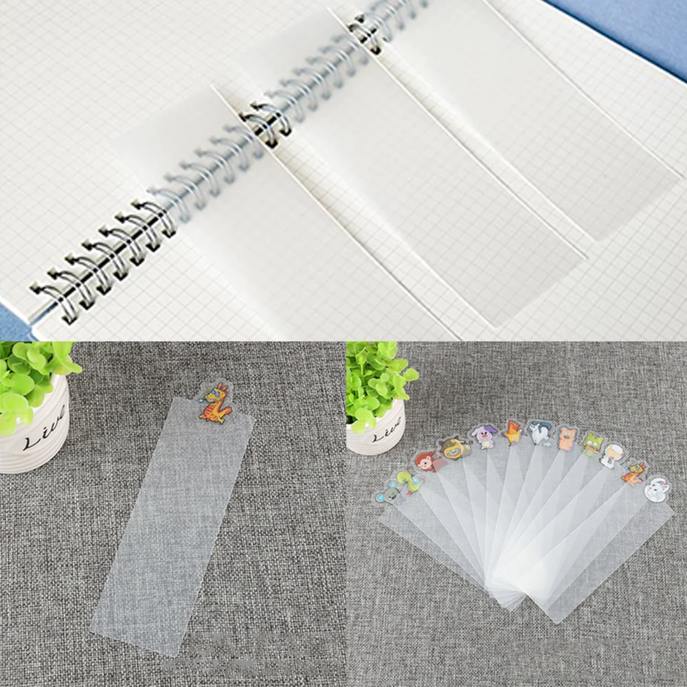 10pcs/Lot Diy Cute Kawaii Frosted Pvc Tape Separate Card Lovely Transparent Washi Tape For Home Decoration 5