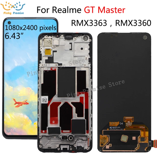 Original LCD + Touch Screen REALME GT MASTER EDITION (RMX3360 , RMX3363 )