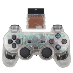 Wireless Gamepad with Double Vibration Shock and USB Connectivity (White)