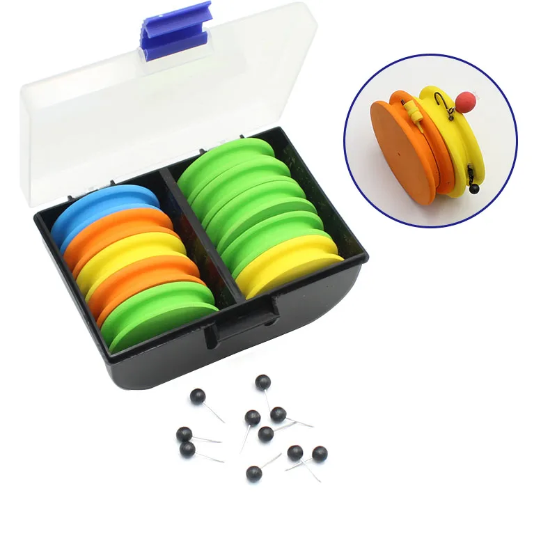 10PCS Carp Fishing Accessorie EVA Winders Tackle Box Chod Zig Rig