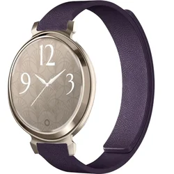 Soft Silicone Loop Band - 14mm Magnetic Comfortable Bracelet Wristband Strap Accessories - Garmin Lily 2 14mm (Plum color)