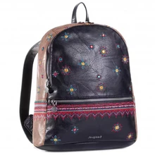  Foreign trade Spain original single retro people fashion new canvas portable cross-body ladies large capacity bag 