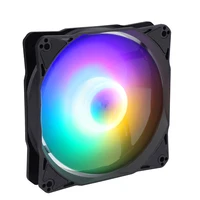 SAMA RGB wentylator do obudowy komputera z 4-pin łącznik moleksowy 1200 obr/min 120mm cichy wentylator chłodzący dla PC szafka chłodnicy dla graczy przypadkach 4