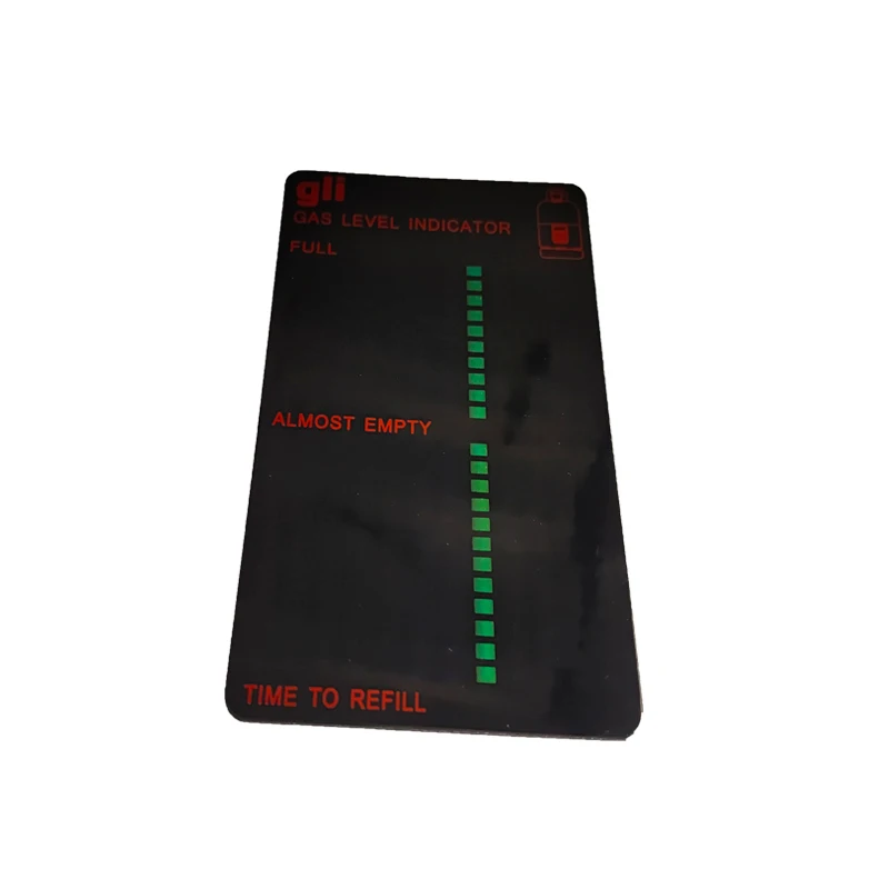 Gas Tank Level Indicator Gas Measurement Card Magnetic Gauge Caravan Bottle Temperature Tester Meter Measuring Stick