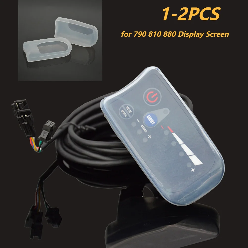 1-2PCS Electric Bicycle Display Cover Silicone Case For bike Speed-Control Instrument Cover for 790 810 880 Screen Accessories