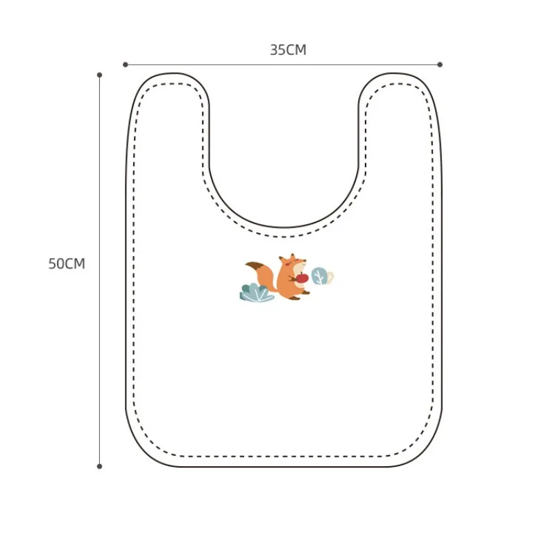 Baby Toddler Kids Plush Waterproof Feeding Bibs Burp Cloths for Brushing Teeth Washing Face Eating Cute Cartoon Bear Soft Bibs