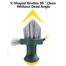  Crevice Brush Deep Cleaning Scraper Ground Seam Floor Bathroom Corner Seam Toilet Tile Multifunctional Household Cleaning Tools 