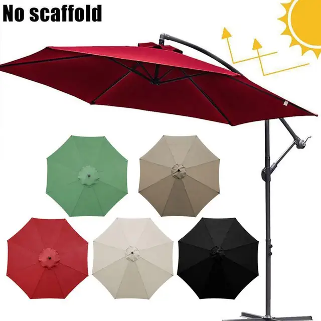 3M Parasol Csereszövet Kerek Kerti Esernyő Borítás 8 Karos Esernyőhez Több Lombkorona Elérhető Megfelelő Színek - Image 2