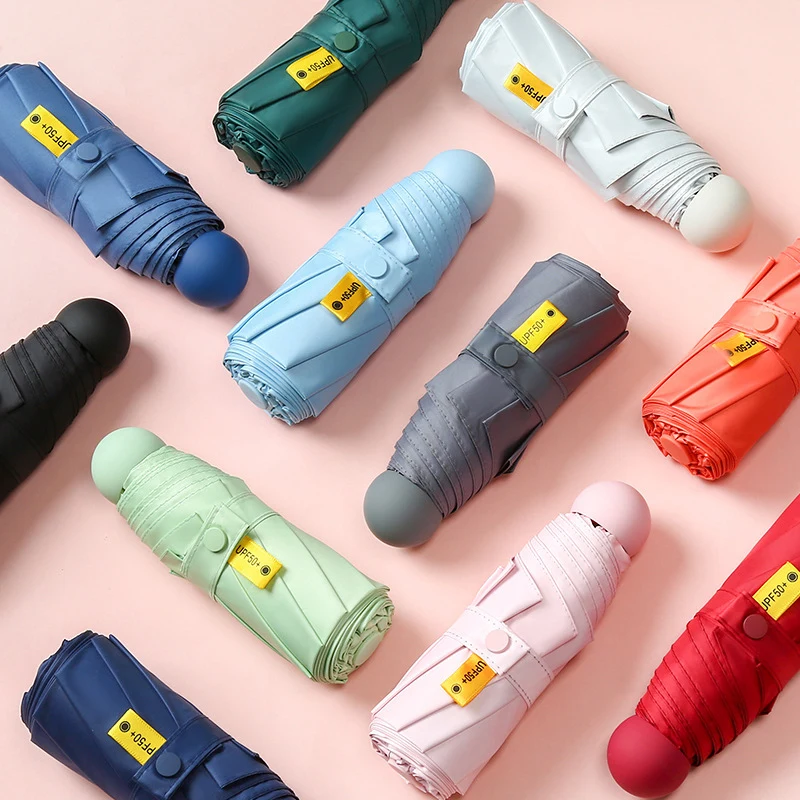 Capsule Umbrella Dualuse Rainproof Wind-resistant Sun Protection Portable Mini Umbrella mini umbrella wind resistant umbrella mini sun umbrella windproof umbrella sun umbrella
