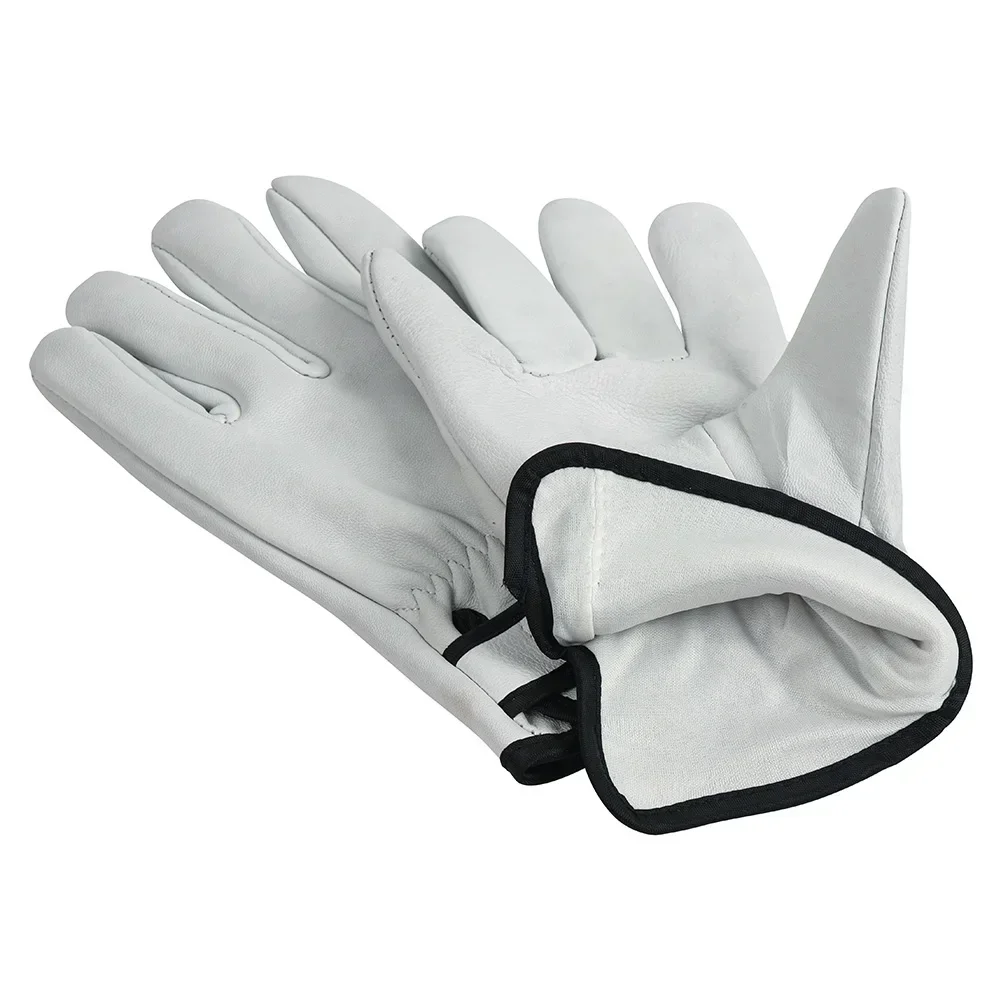 Work Gloves Protective Gloves Gardening Gloves Sheepskin Leather Workers Work Welding Safety Protection Garden Sports Motorcycle Driver Wear-resistant Gloves Men Work Gloves