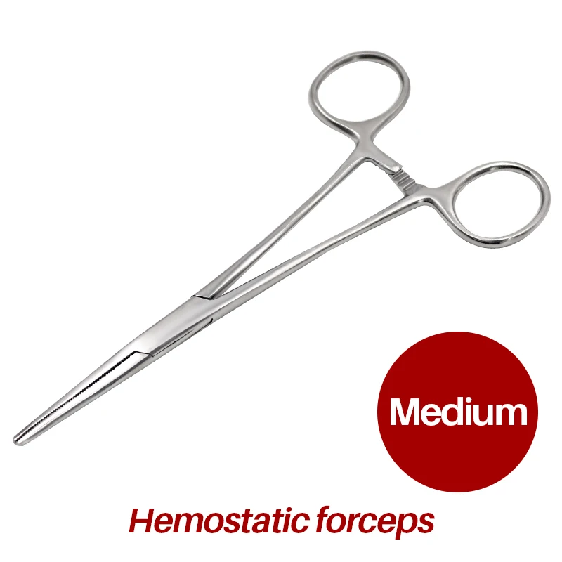 Pinza Emostatica In Acciaio Inox Per Arterie &ndash; Strumento Chirurgico E Odontoiatria, Nuova!