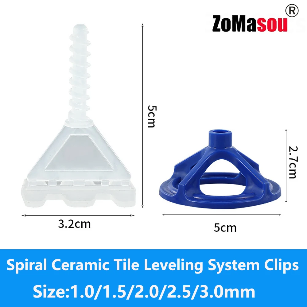 Tile Spacers Tile Leveling Clips Tile Leveling System Clips Spacers Straps for Tile Laying